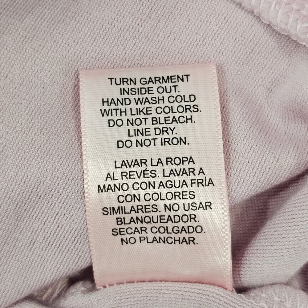 Juicy Couture Womens Pink Velour Sweatshirt Small Rhinestone Spellout Bling Soft - Picture 8 of 10